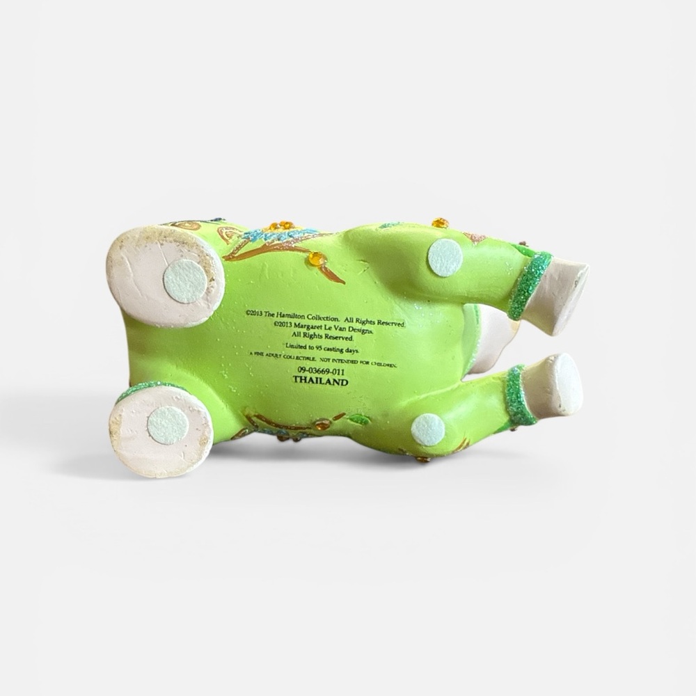 Colorful Elephant Figurine - Green and Pink new in box - Picture 6 of 9